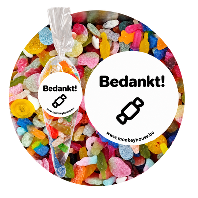 Bedankt snoepzak