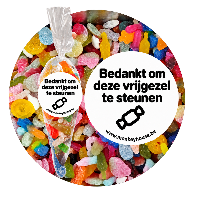 Vrijgezellen snoepzak