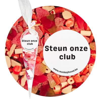 Rood-witte club snoepzak