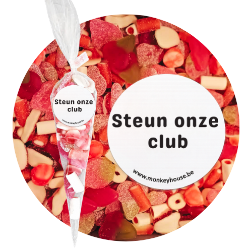 Rood-witte club snoepzak