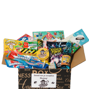 A box of American candy