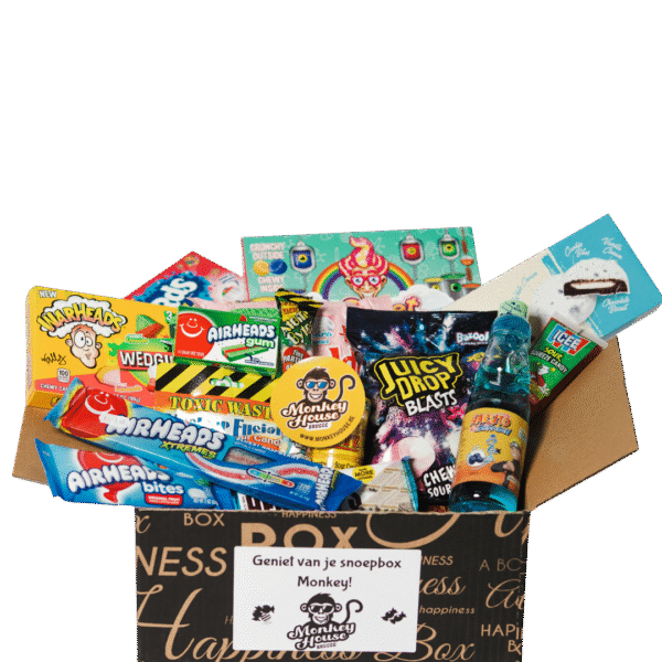 A box of American candy