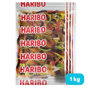 Haribo gloeiwormen 1kg bulk