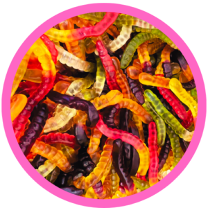 Haribo gloeiwormen 3kg bulk