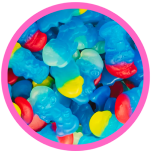 Haribo smurfen amidon 3kg bulk