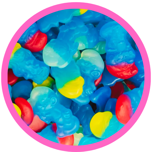Haribo smurfen amidon 3kg bulk