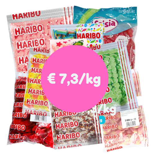 50 kg Snoep Grootverpakking