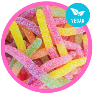 Frisia vegan snoep zure wormen bulk 4 kg
