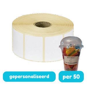 Gepersonaliseerde etiketten per 50 stuks