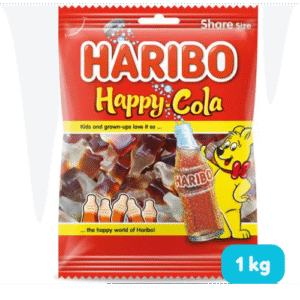 Haribo Happy Cola groot snoep 1kg bulk