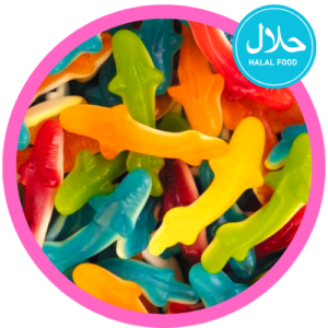 7 Stick halal snoep haai bulk 3 kg