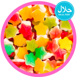 7 Stick halal snoep sterren bulk 3 kg