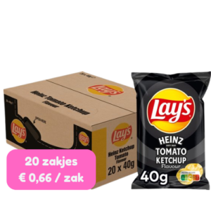 Lay’s Heinz Tomaten Ketchup Chips 20 x 40 g