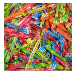 Carnavalsnoep Crest Chewy Fruit Sticks 7g - 200 stuks