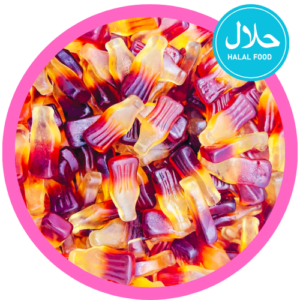 7 Stick halal snoep colaflesjes bulk 3 kg