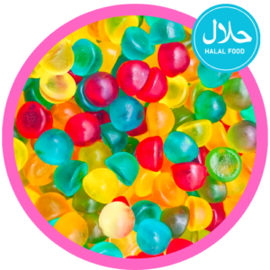 7 Stick halal snoep miniballen bulk 3 kg