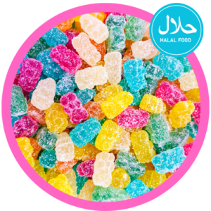 7 Stick halal snoep zure beren bulk 3 kg