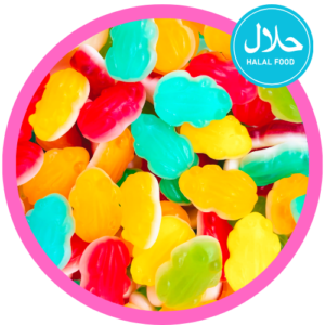 7 Stick halal snoep kikkers bulk 3 kg